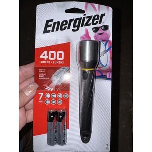 Energizer LED Digital Focus 400 Lumens Aircraft‎ Grade Aluminum Flashlight New
